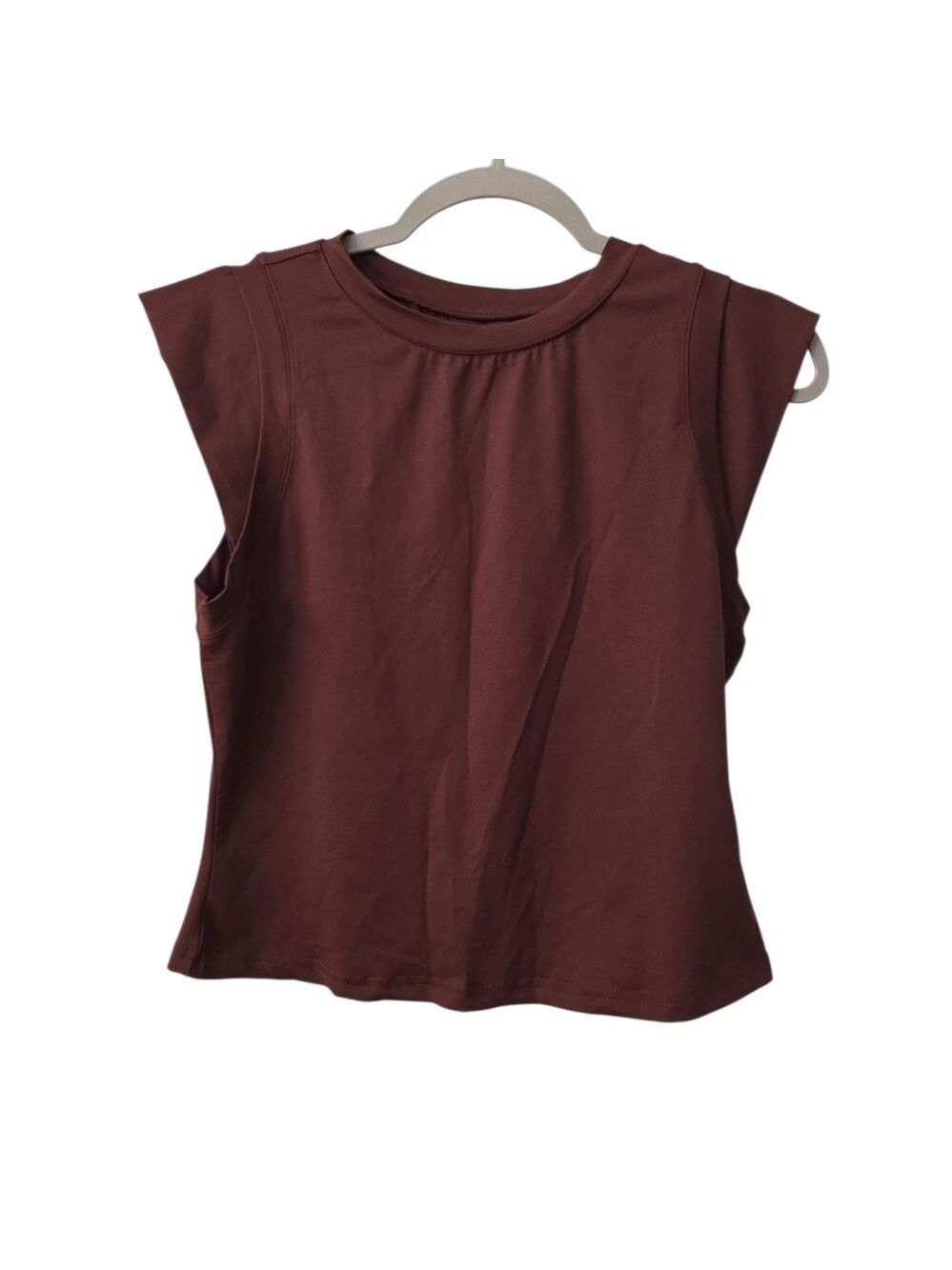 SHEIN Brown Sleeveless Muscle Tee Large